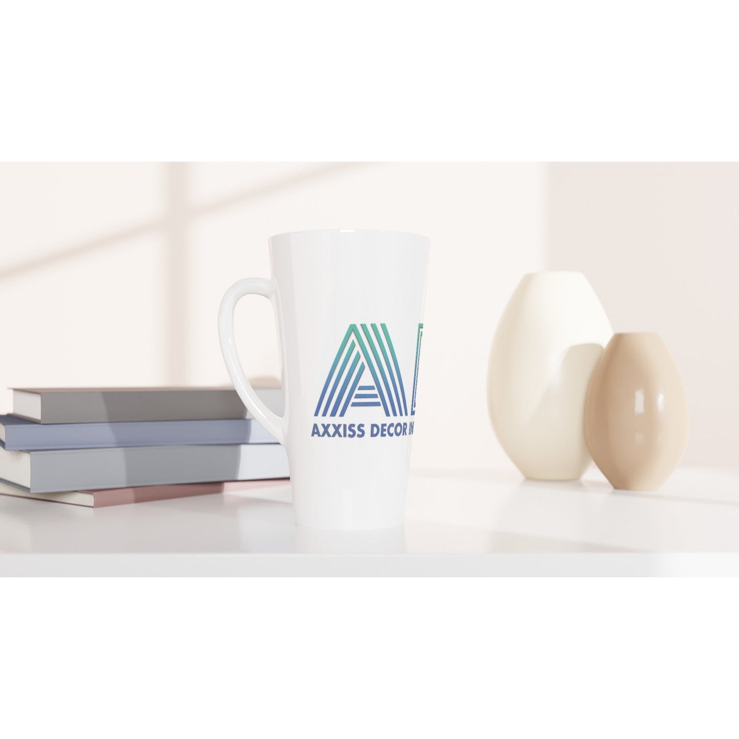 ADI - Axxis Decor Installations, LLC - White Latte 17oz Ceramic Mug - D.T III | Design & Photography