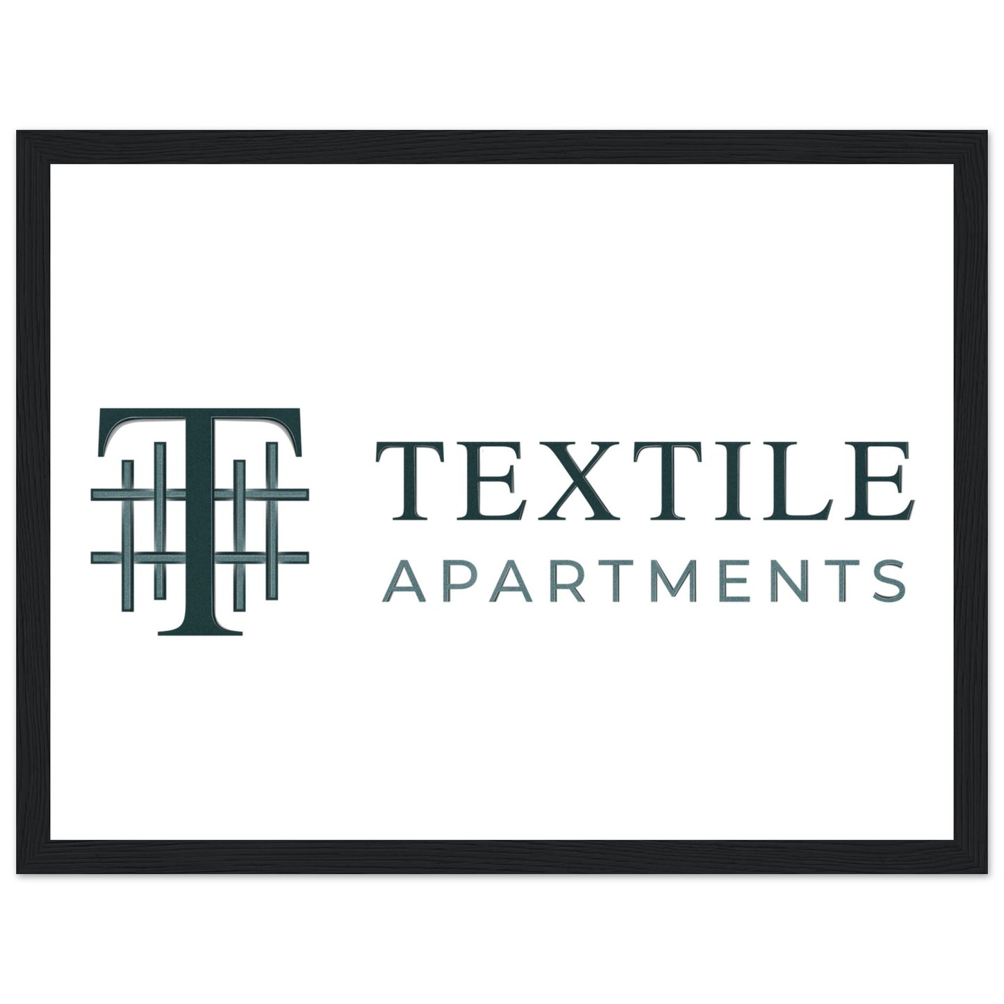 Textile Apartments - Premium Matte Paper Wooden Framed Poster