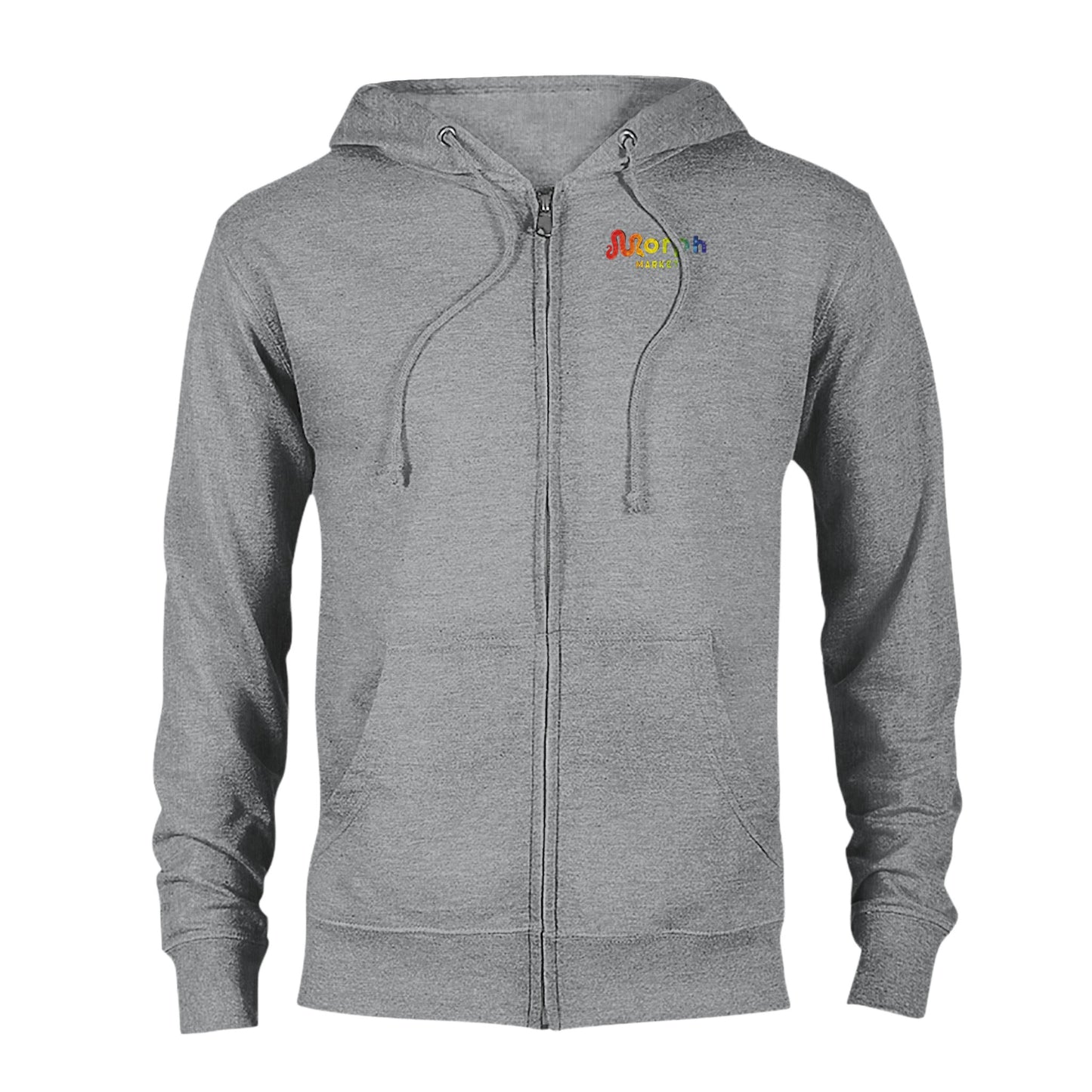 Morph Market (Rainbow Circles) - Classic Unisex Zip Hoodie