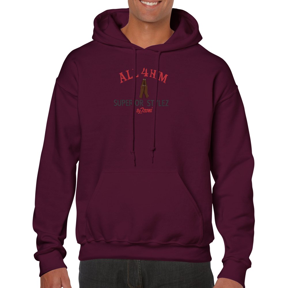 All 4 Him - Classic Unisex Pullover Hoodie (Dark) - D.T III | Design & Photography