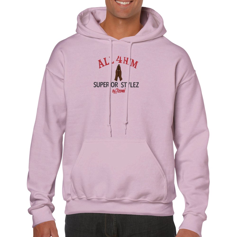 All 4 Him - Classic Unisex Pullover Hoodie (Dark) - D.T III | Design & Photography