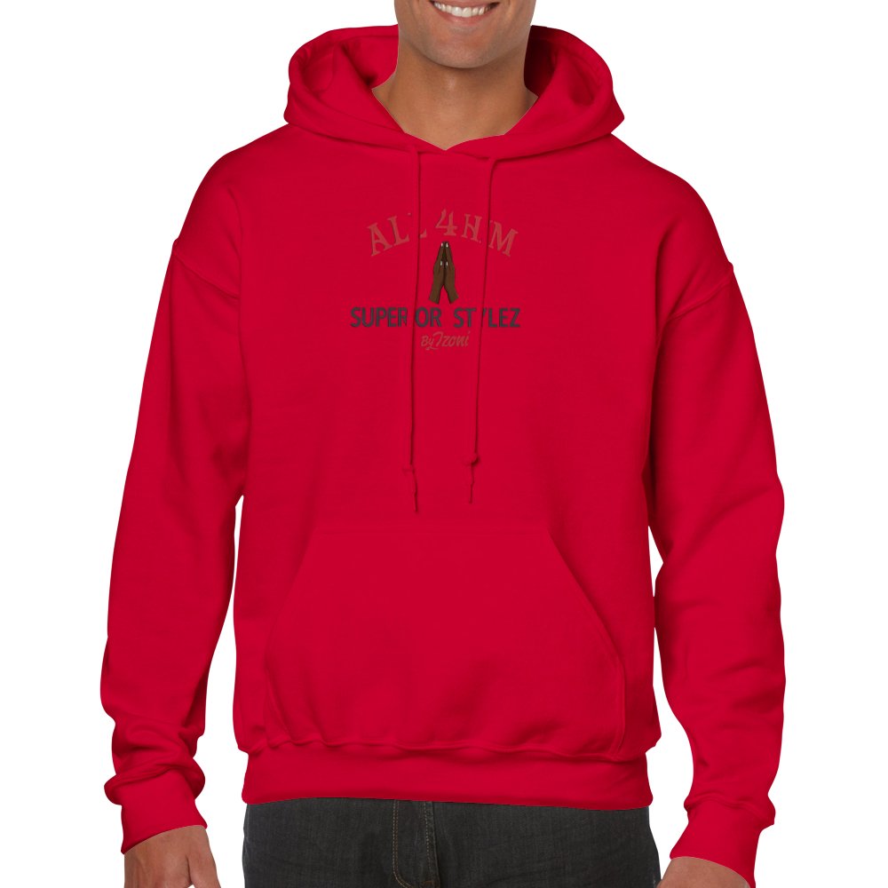 All 4 Him - Classic Unisex Pullover Hoodie (Dark) - D.T III | Design & Photography