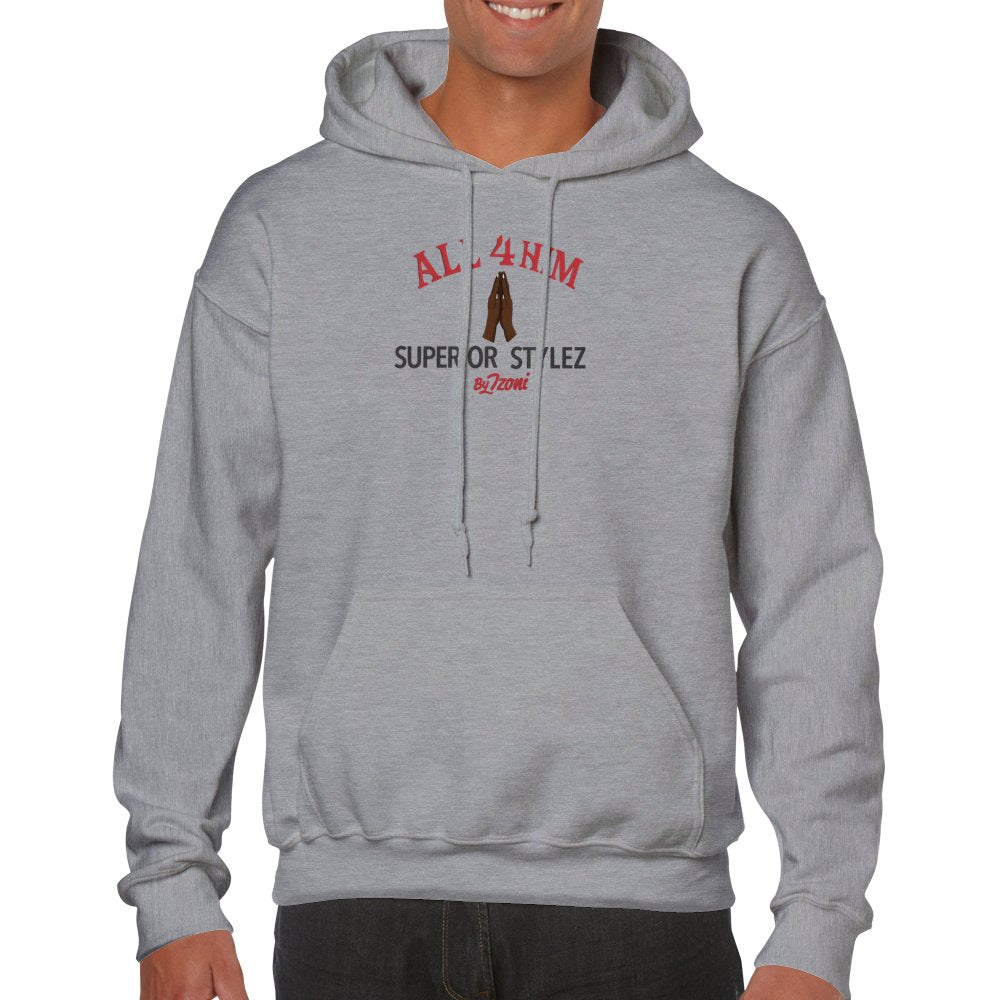 All 4 Him - Classic Unisex Pullover Hoodie (Dark) - D.T III | Design & Photography