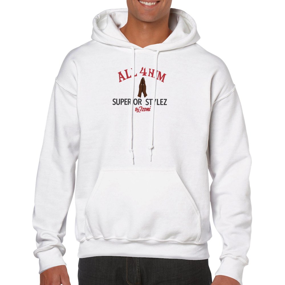 All 4 Him - Classic Unisex Pullover Hoodie (Dark) - D.T III | Design & Photography