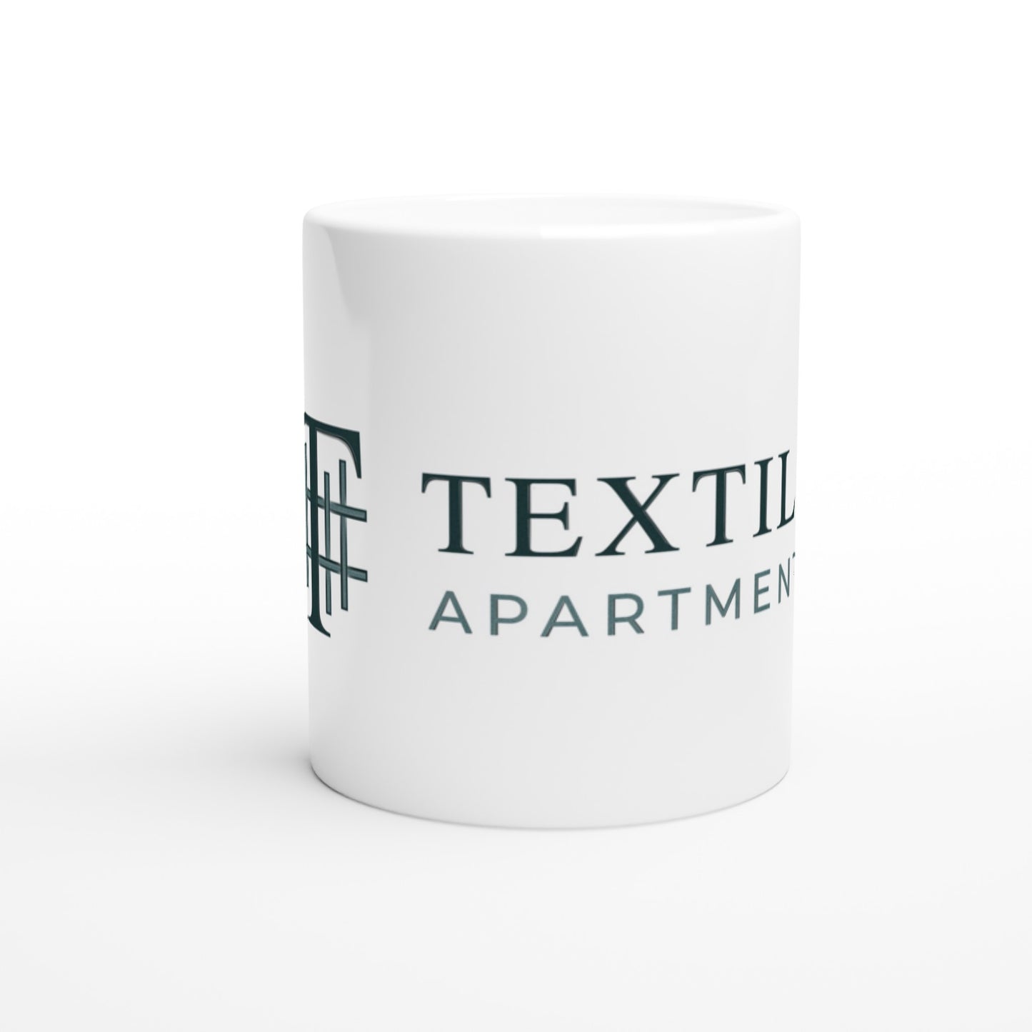 Textile Apartments - White 11oz Ceramic Mug