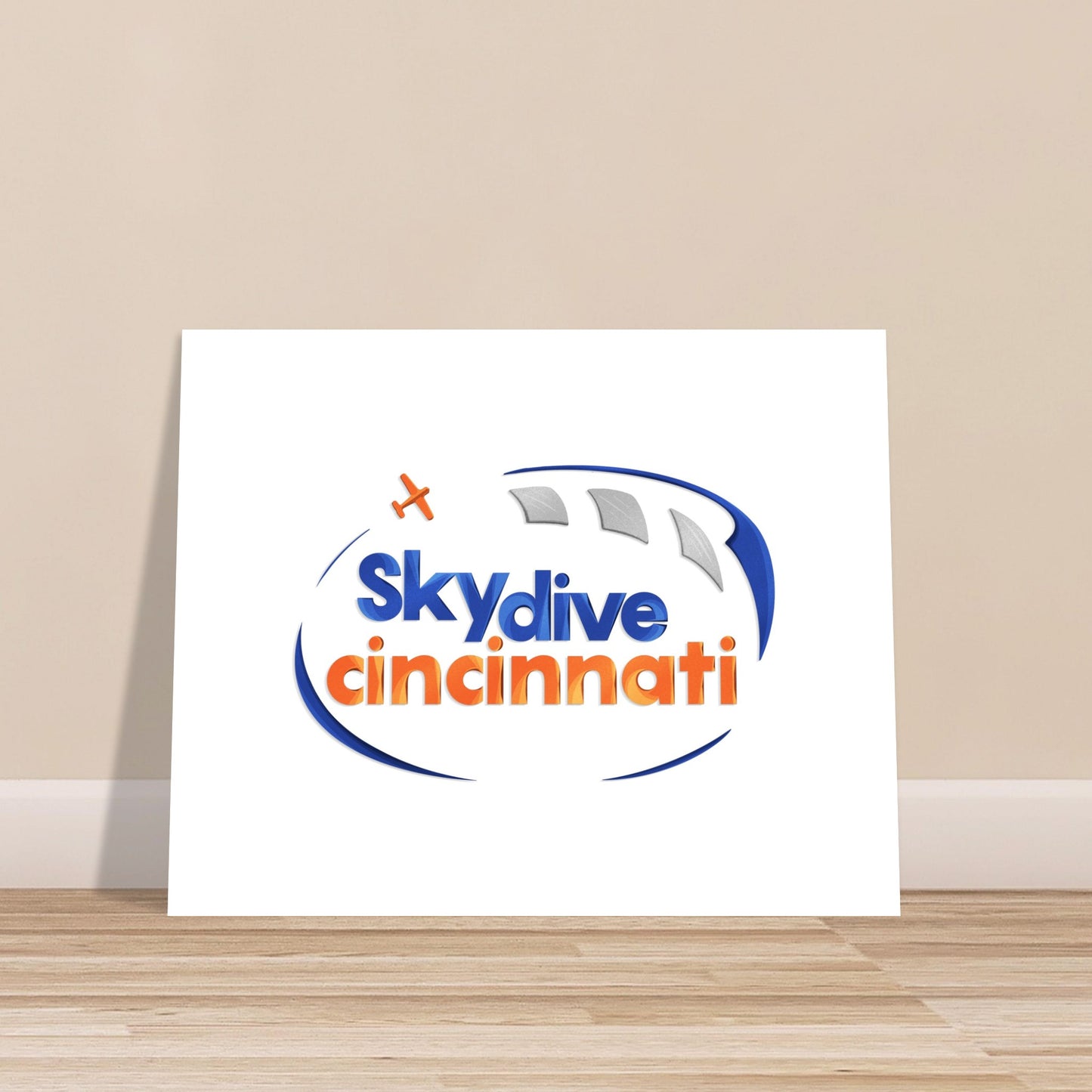 Skydive Cincinnati - Premium Matte Paper Poster