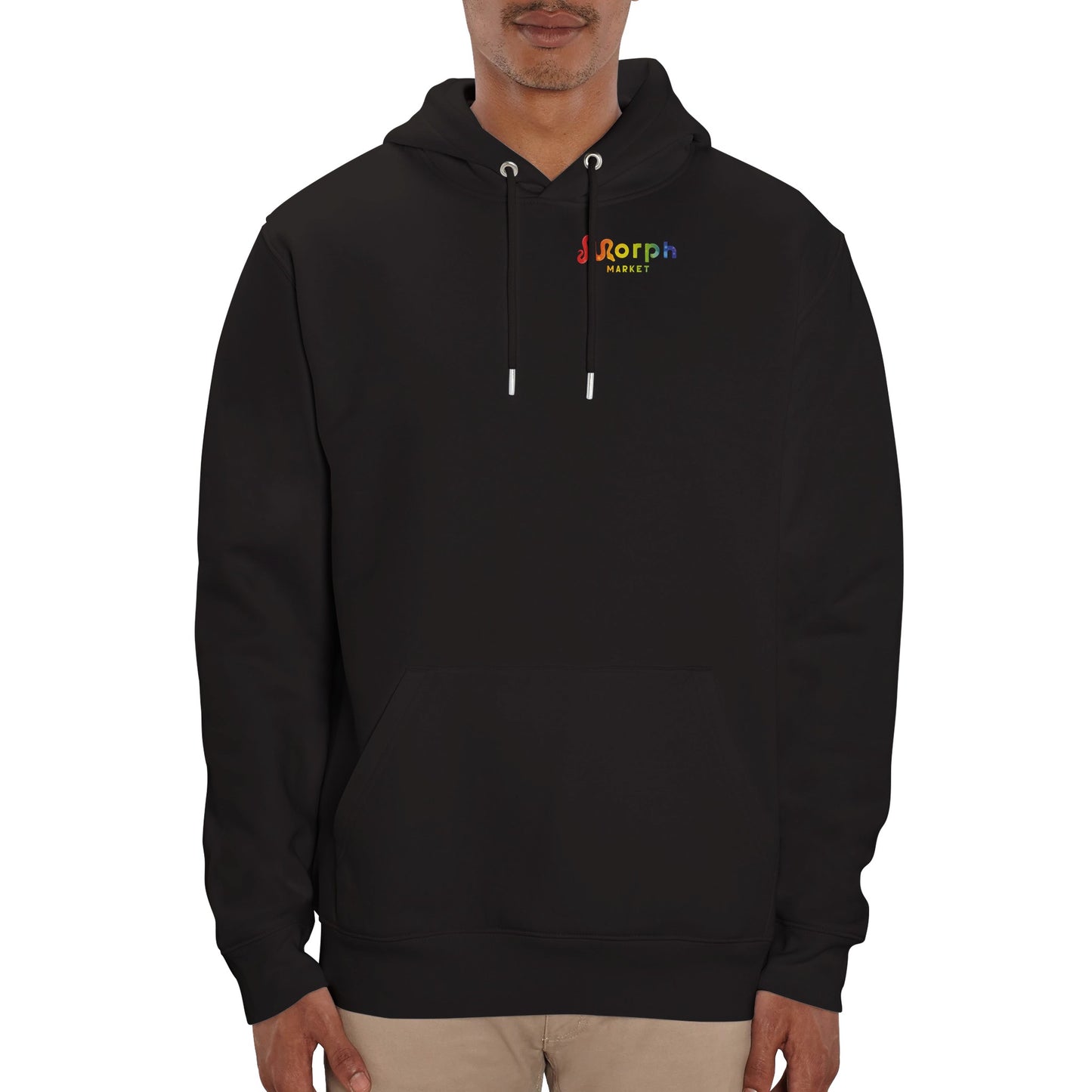 Morph Market (Rainbow Circles) - Organic Unisex Pullover Hoodie