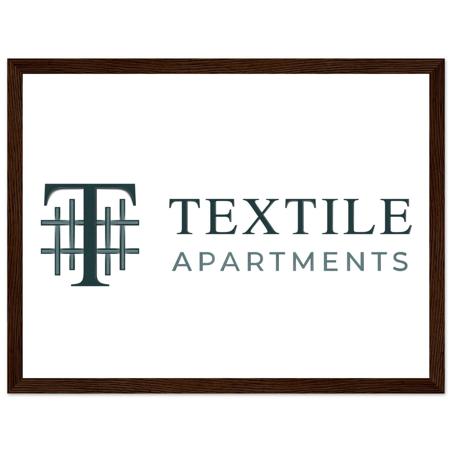 Textile Apartments - Premium Matte Paper Wooden Framed Poster