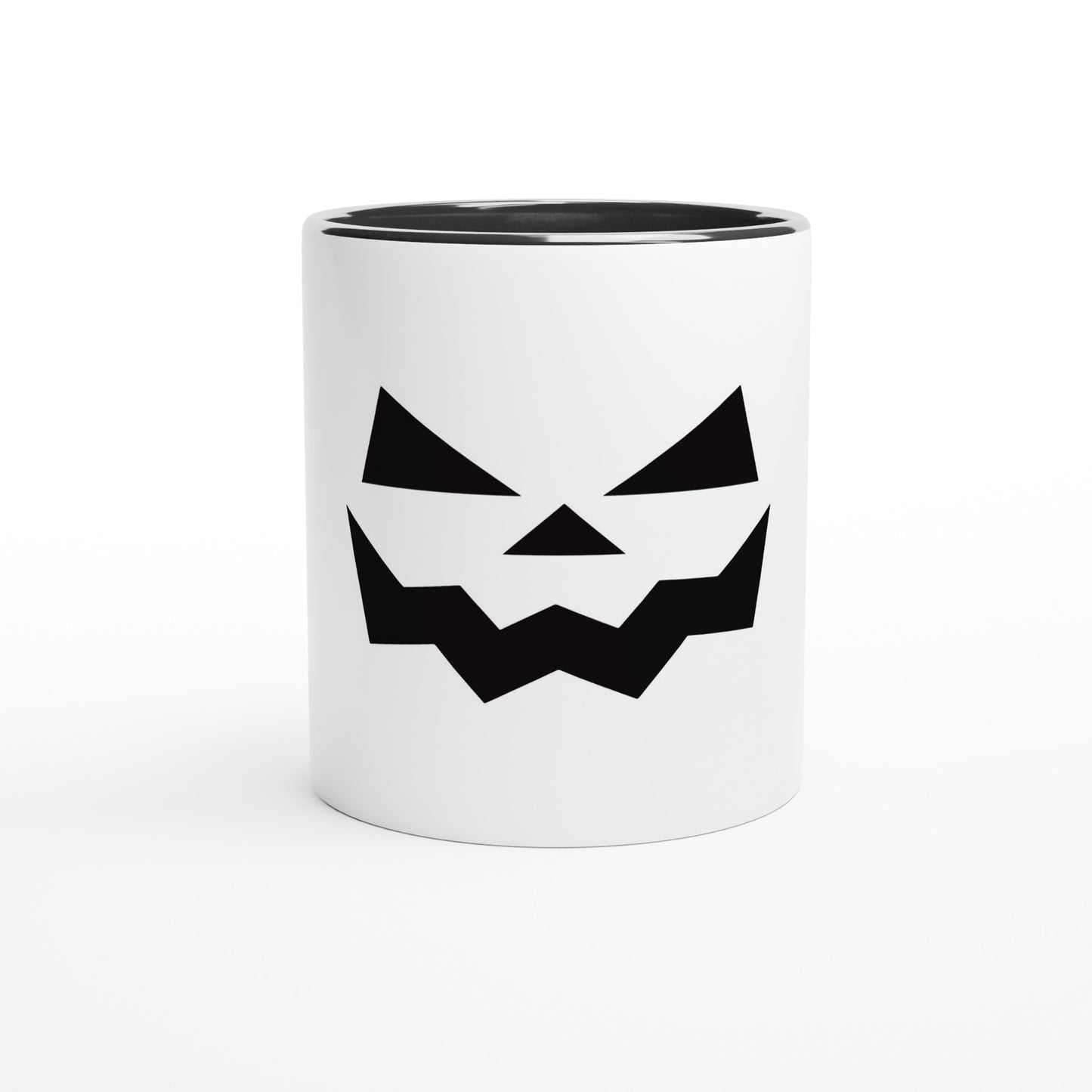 Jack O' Lantern - White 11oz Ceramic Mug with Color Inside