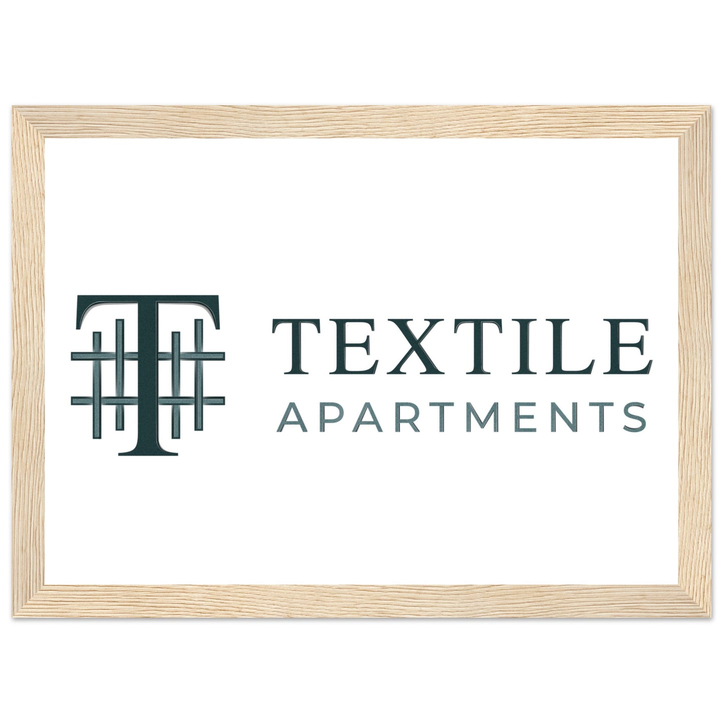 Textile Apartments - Premium Matte Paper Wooden Framed Poster