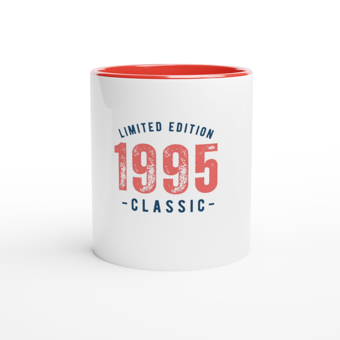 Limited Edition 1995 Classic - White 11oz Ceramic Mug with Color Inside