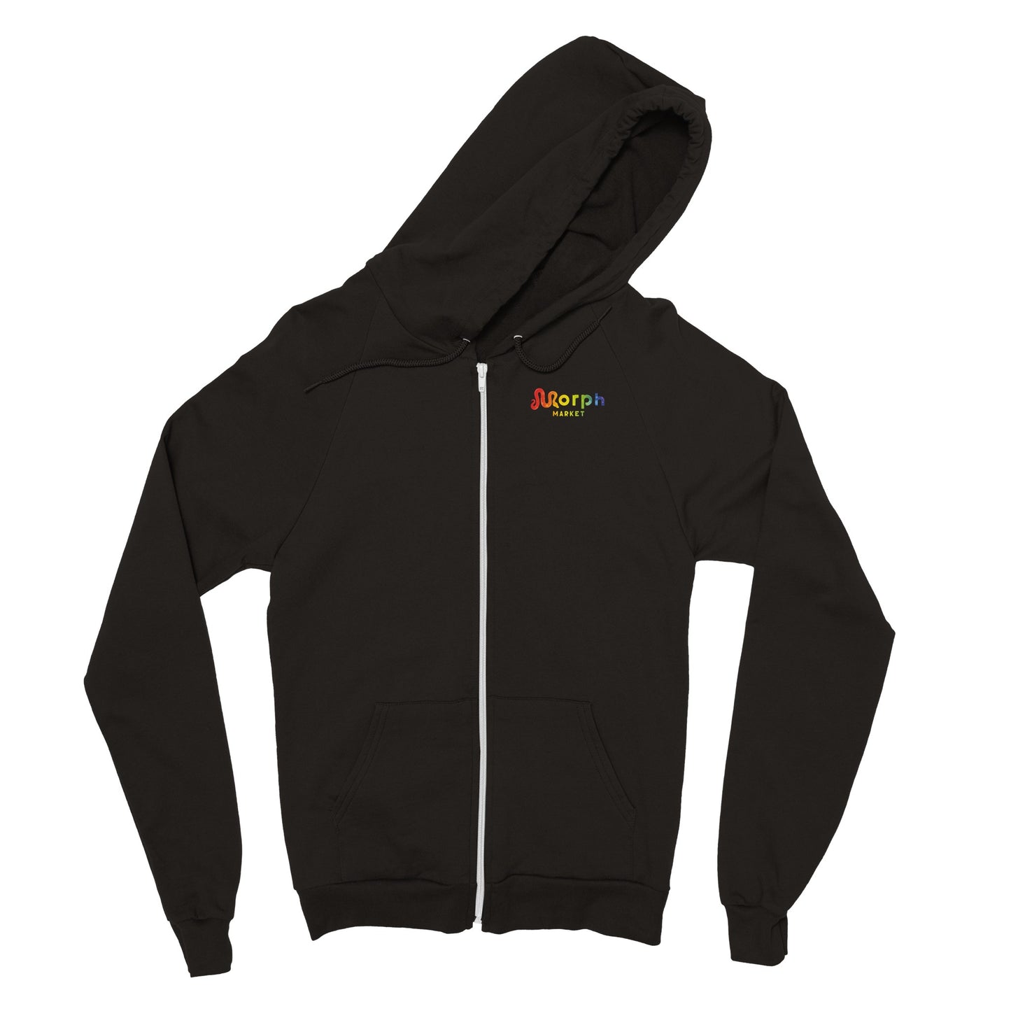 Morph Market (Rainbow Circles) - Classic Unisex Zip Hoodie