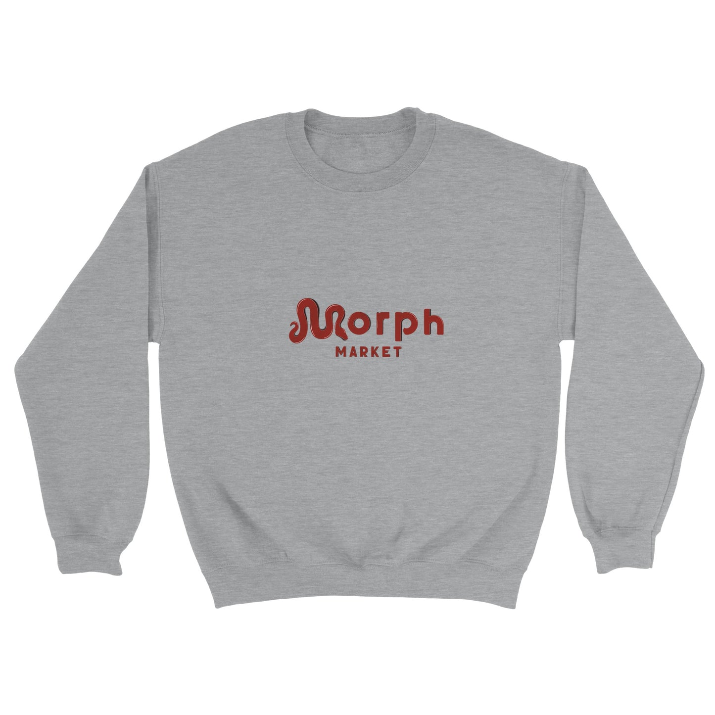 Morph Market (Red) - Classic Unisex Crewneck Sweatshirt