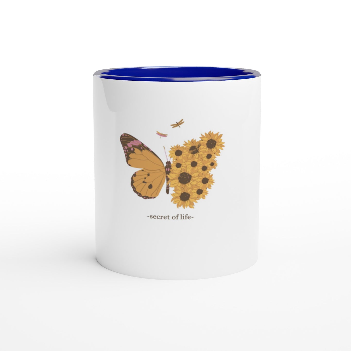 Secret of Life - White 11oz Ceramic Mug with Color Inside