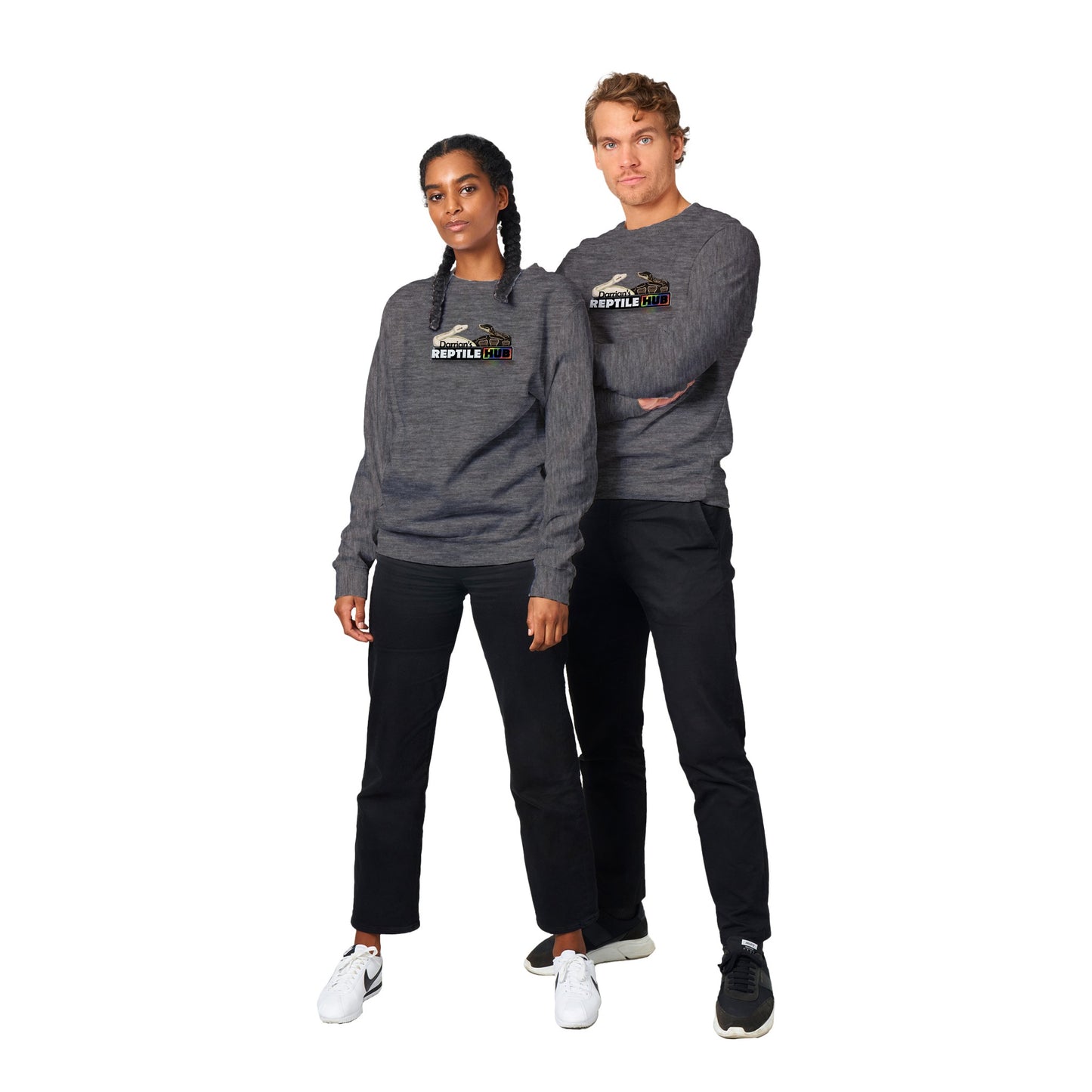 Darrian's Reptile Hub - Premium Unisex Crewneck Sweatshirt