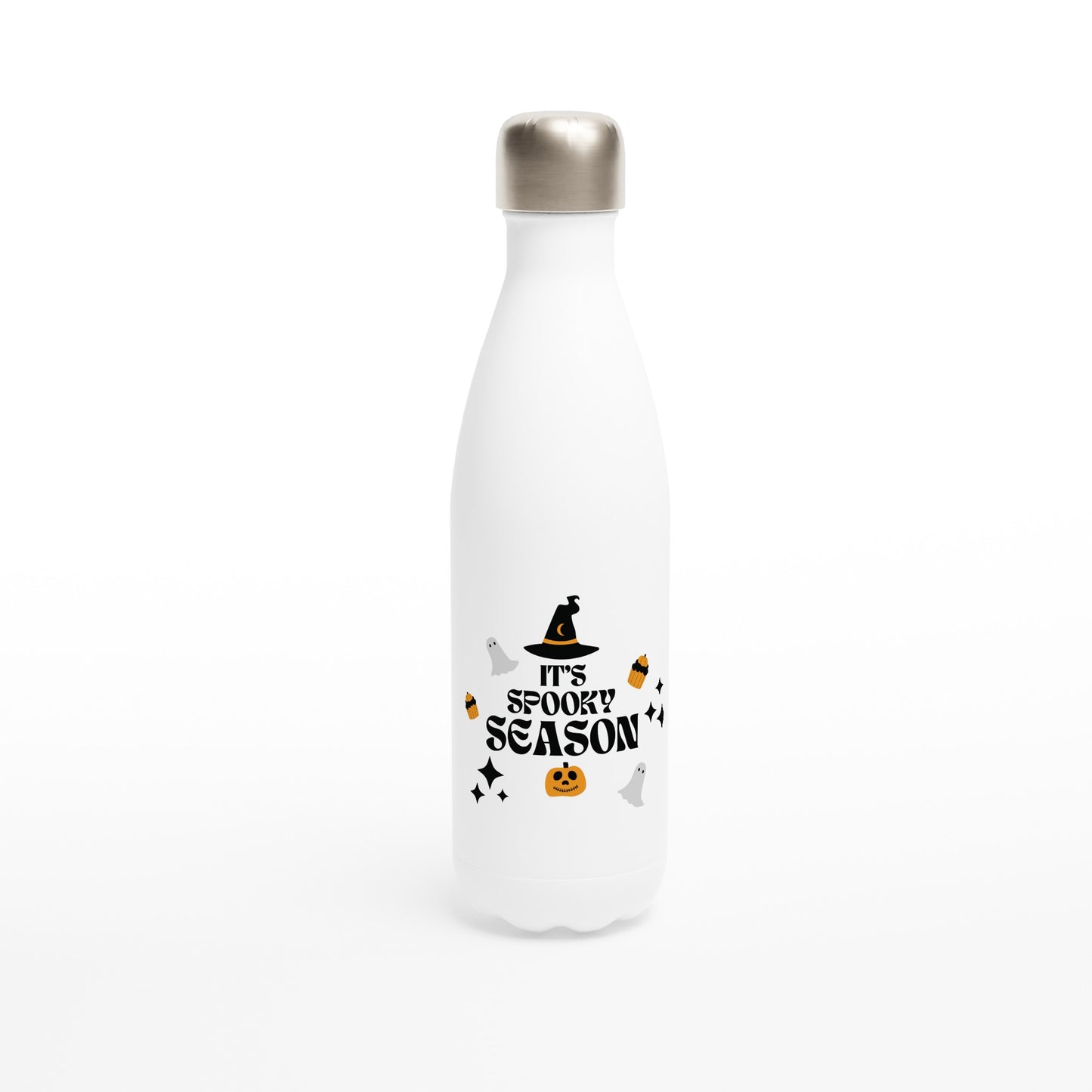 It's Spooky Season - White 17oz Stainless Steel Water Bottle