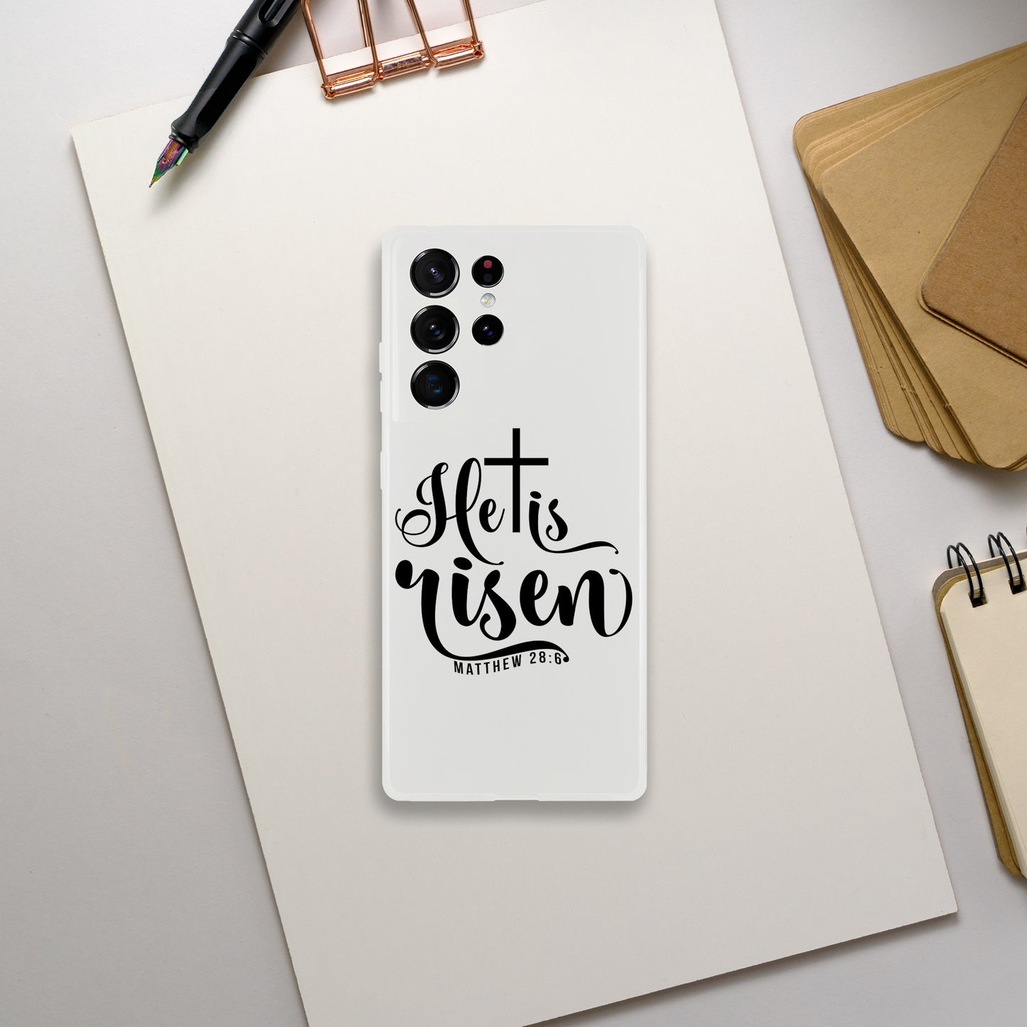 He is Risen (Matthew 20:6) - Flexi case