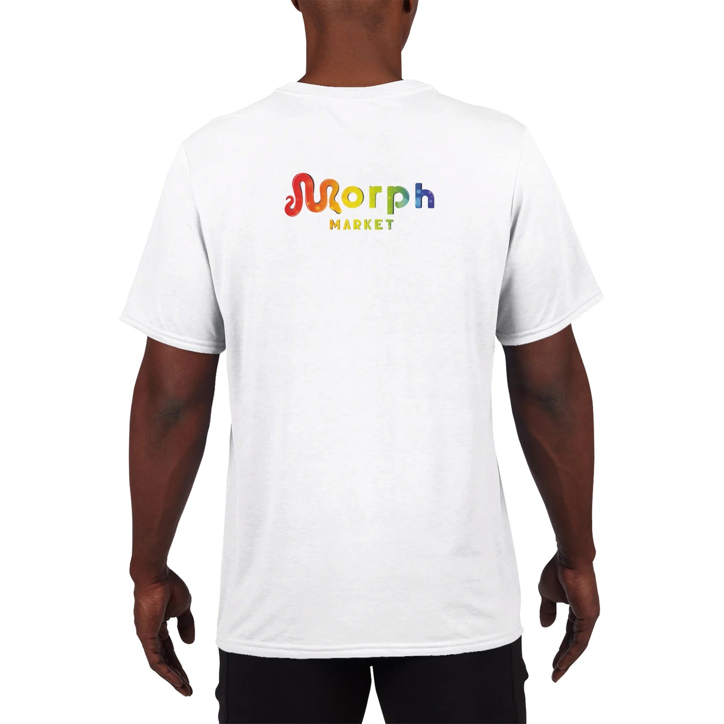 Morph Market (Rainbow Circles) - Performance Unisex Crewneck T-shirt