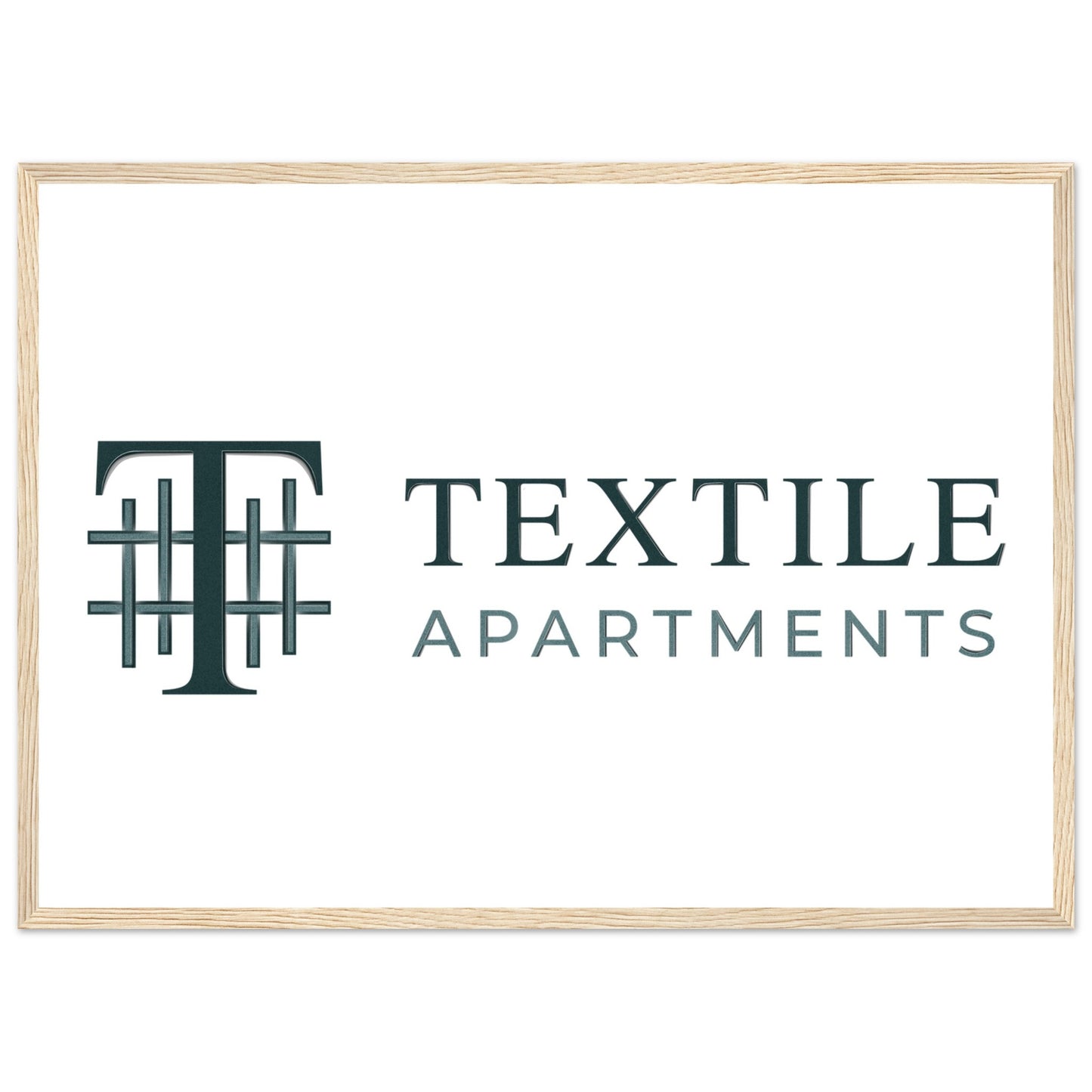 Textile Apartments - Premium Matte Paper Wooden Framed Poster