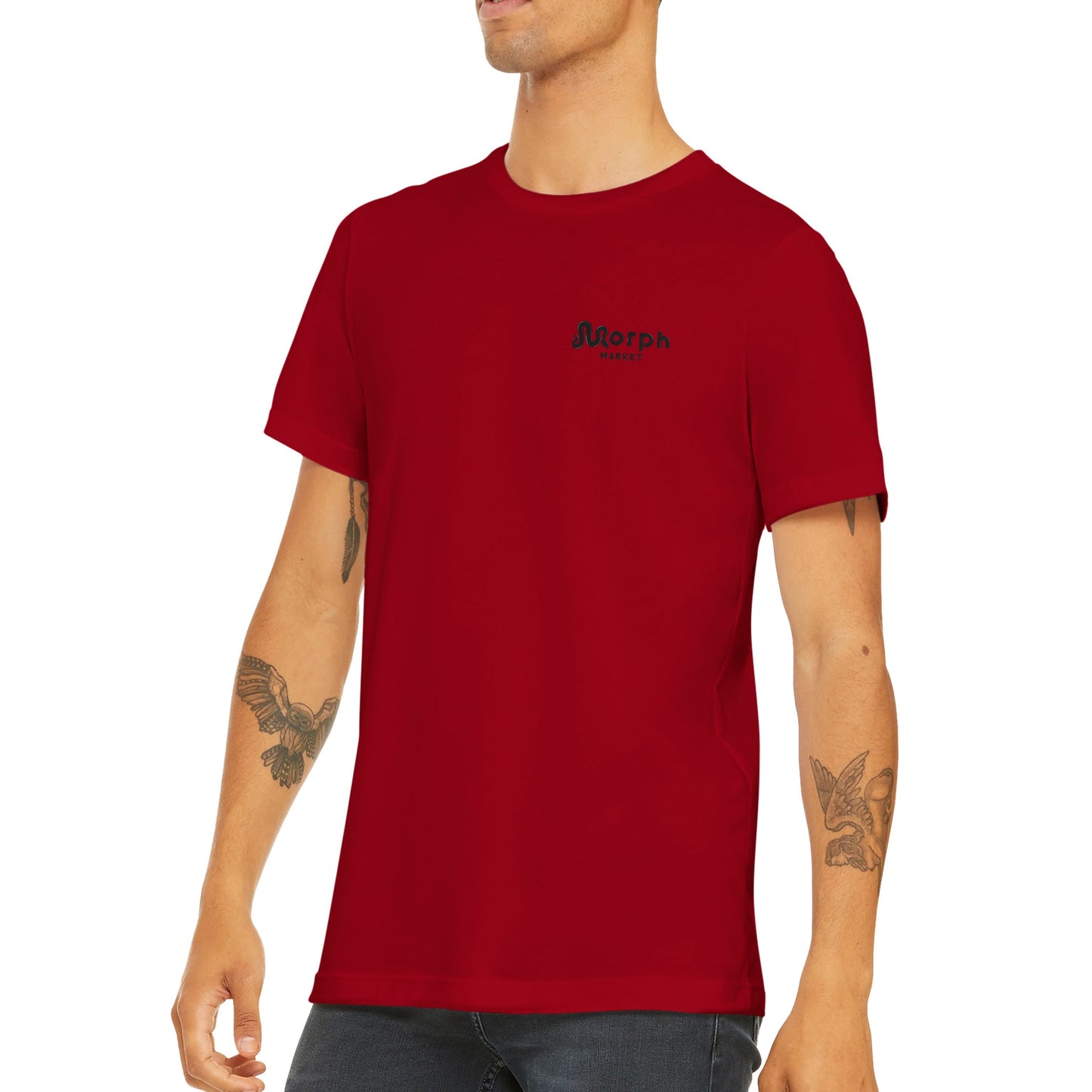 Morph Market (Dark) - Premium Unisex Crewneck T-shirt