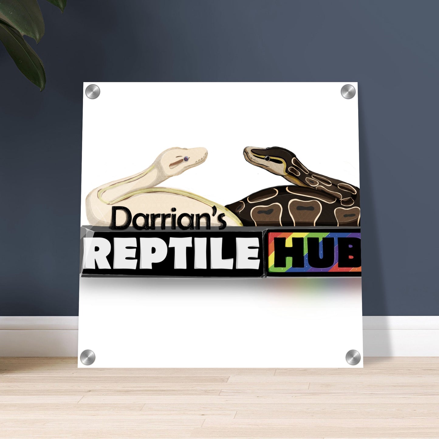 Darrian's Reptile Hub - Acrylic Print