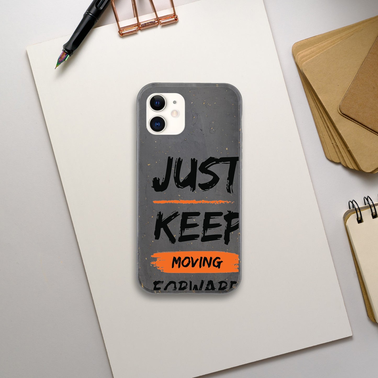 Just Keep Moving Forward - Bio case