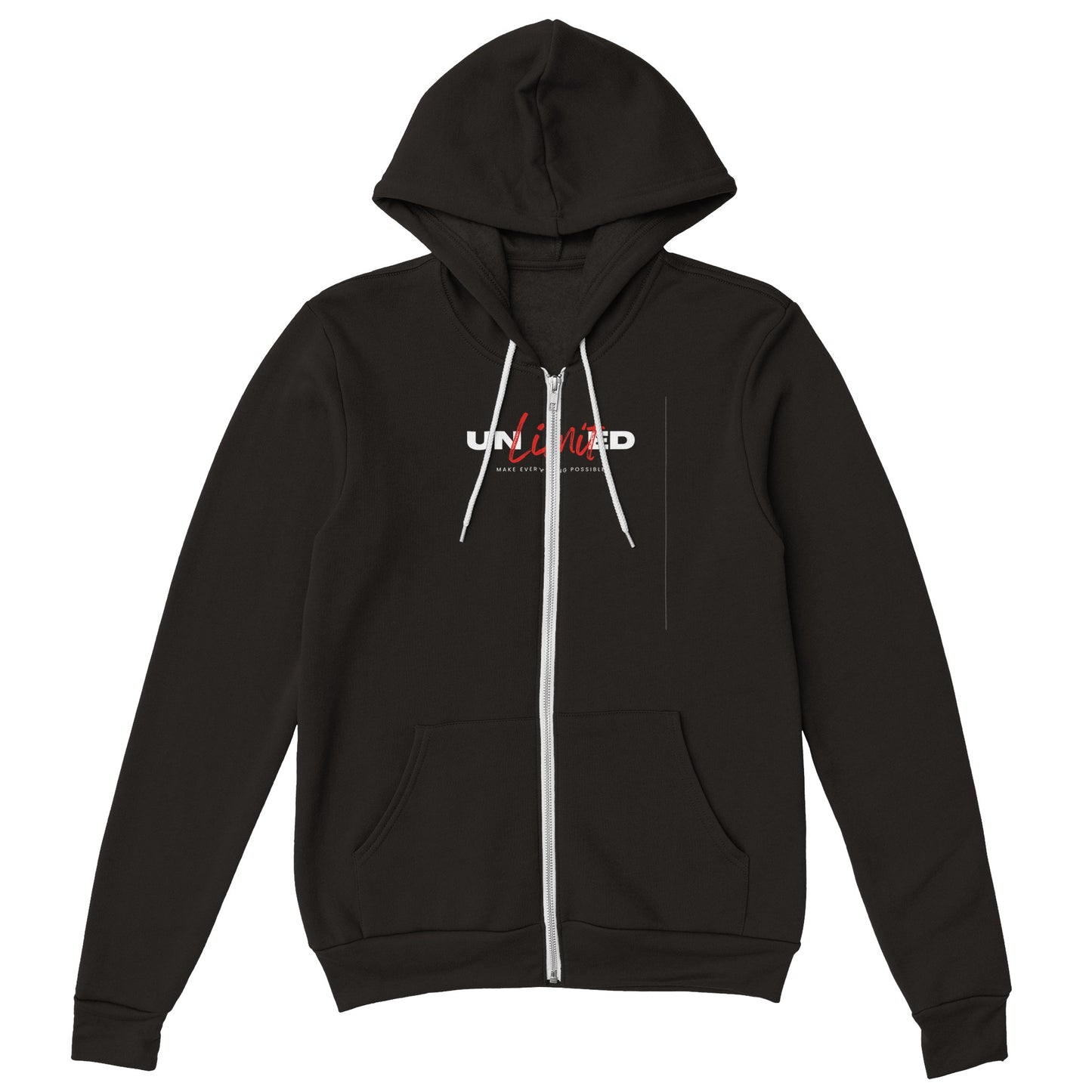 Unlimited: Make Everything Possible - Premium Unisex Zip Hoodies