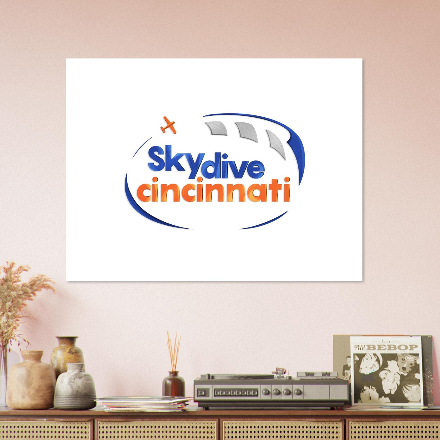 Skydive Cincinnati - Premium Matte Paper Poster