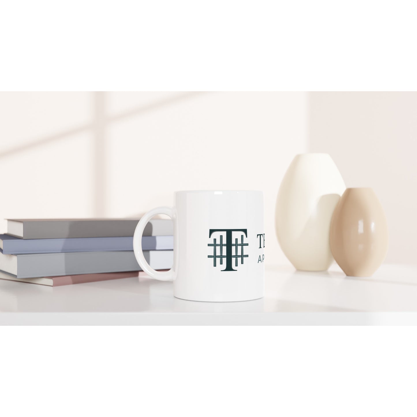 Textile Apartments - White 11oz Ceramic Mug