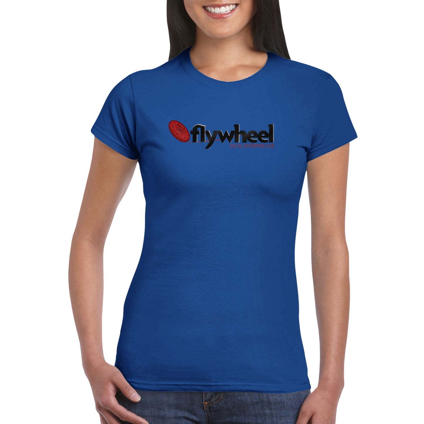 Flywheel Social Enterprise Hub - Classic Womens Crewneck T-shirt