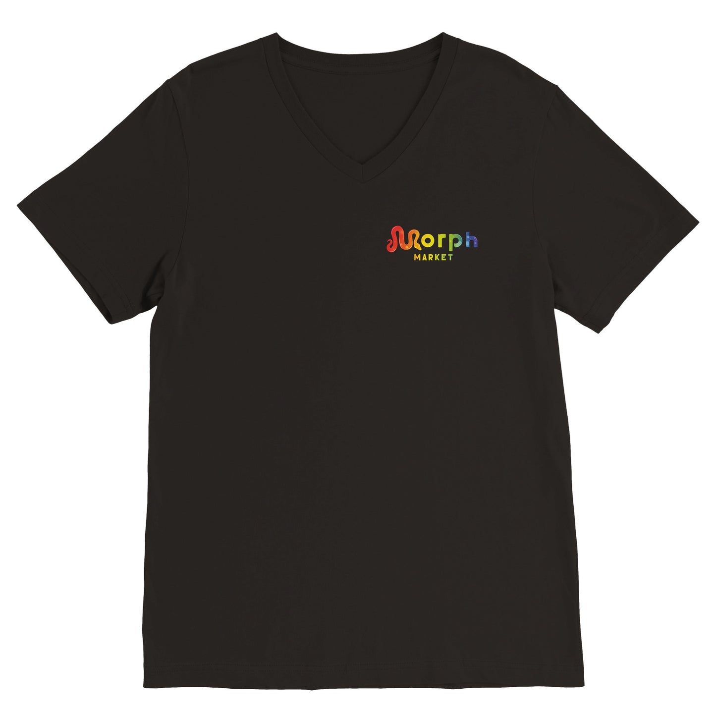 Morph Market (Rainbow Circles) - Premium Unisex V-Neck T-shirt