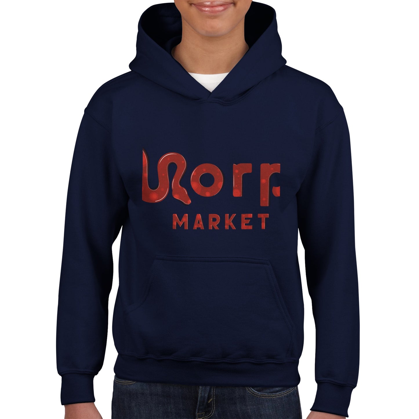 Morph Market (Red Circles) - Classic Kids Pullover Hoodie