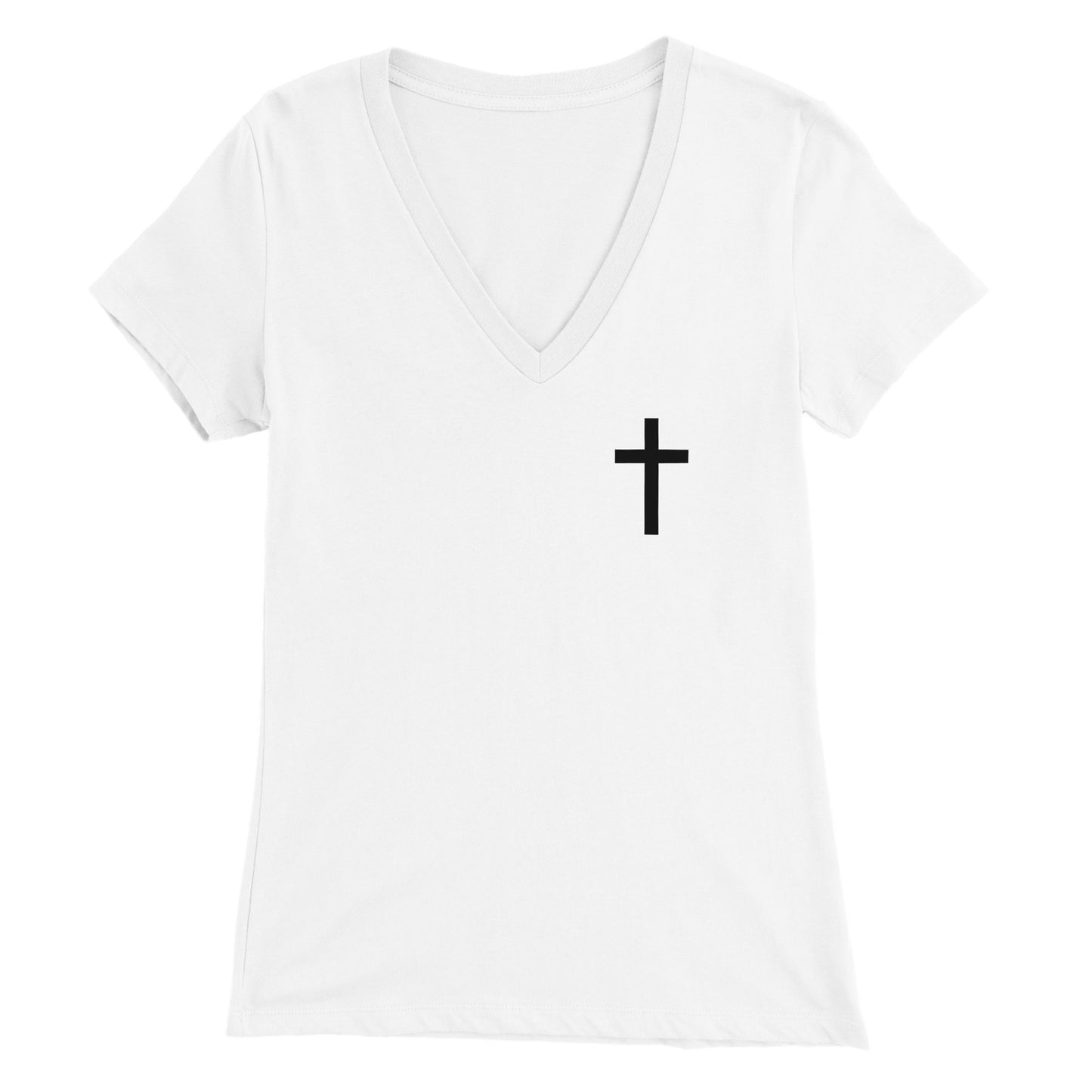 Christian Cross / Everyday is a Fresh Start - Premium Womens V-Neck T-shirt