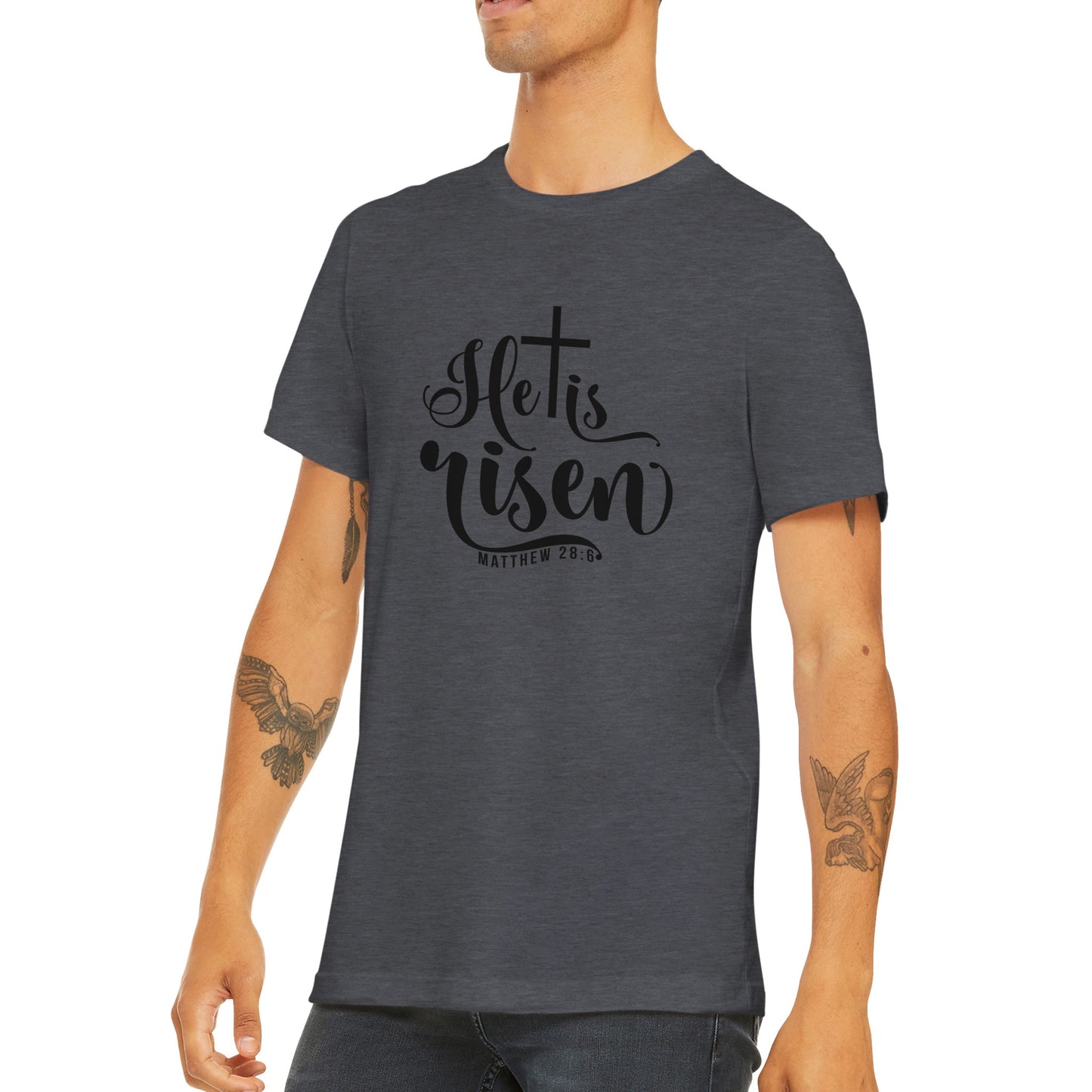 He is Risen (Matthew 20:6) - Classic Unisex Crewneck T-shirt