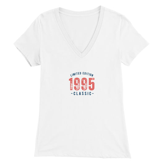 Limited Edition 1995 Classic - Premium Womens V-Neck T-shirt