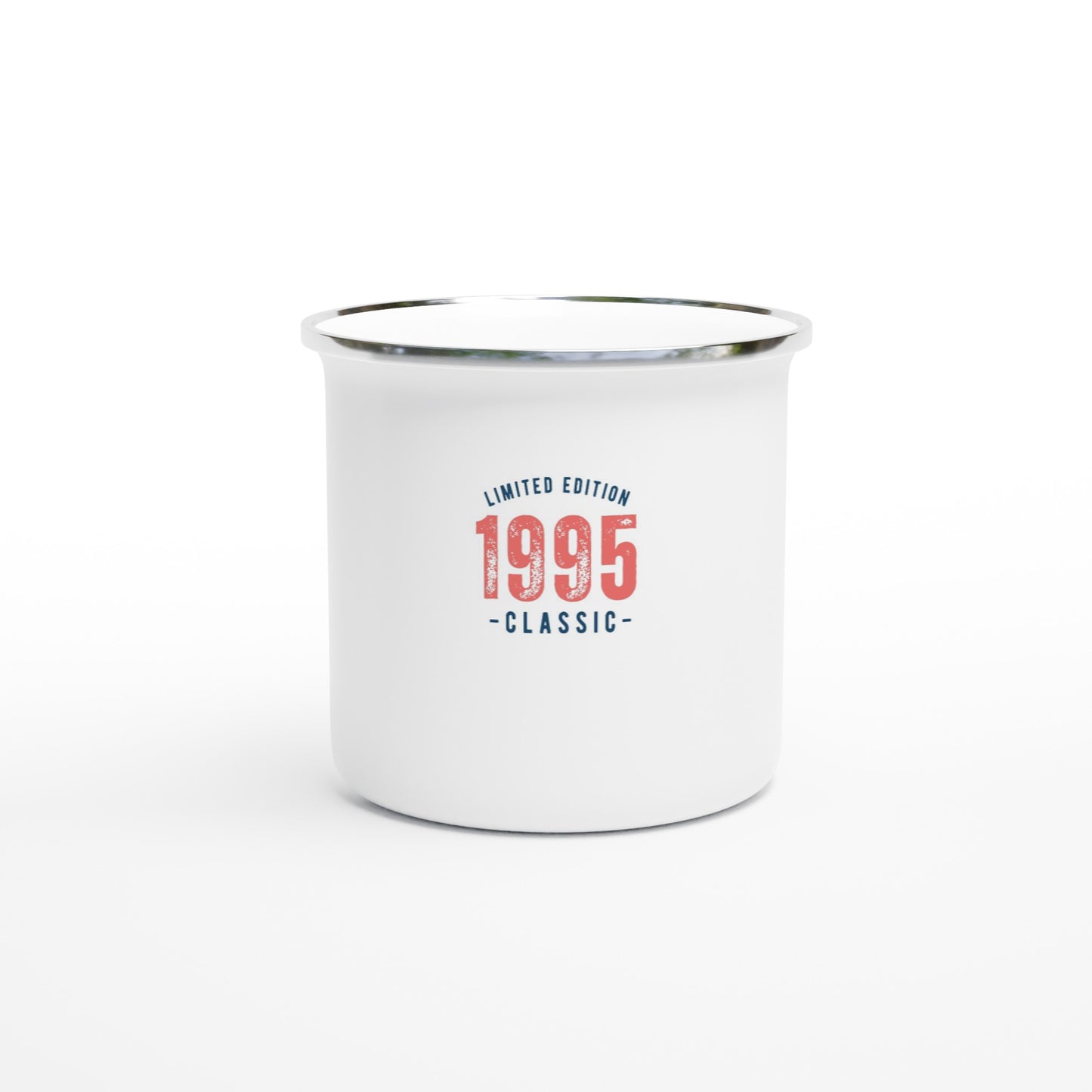 Limited Edition 1995 Classic - White 12oz Enamel Mug