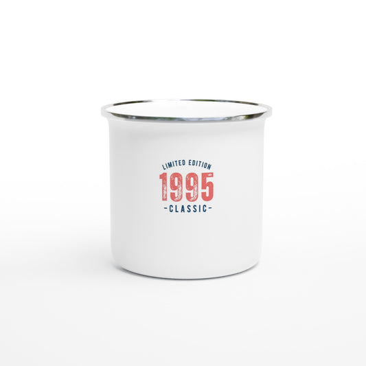 Limited Edition 1995 Classic - White 12oz Enamel Mug