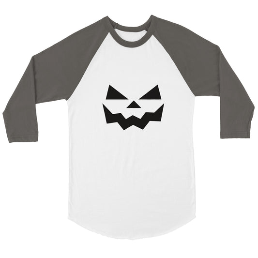 Jack O' Lantern - Unisex 3/4 sleeve Raglan T-shirt