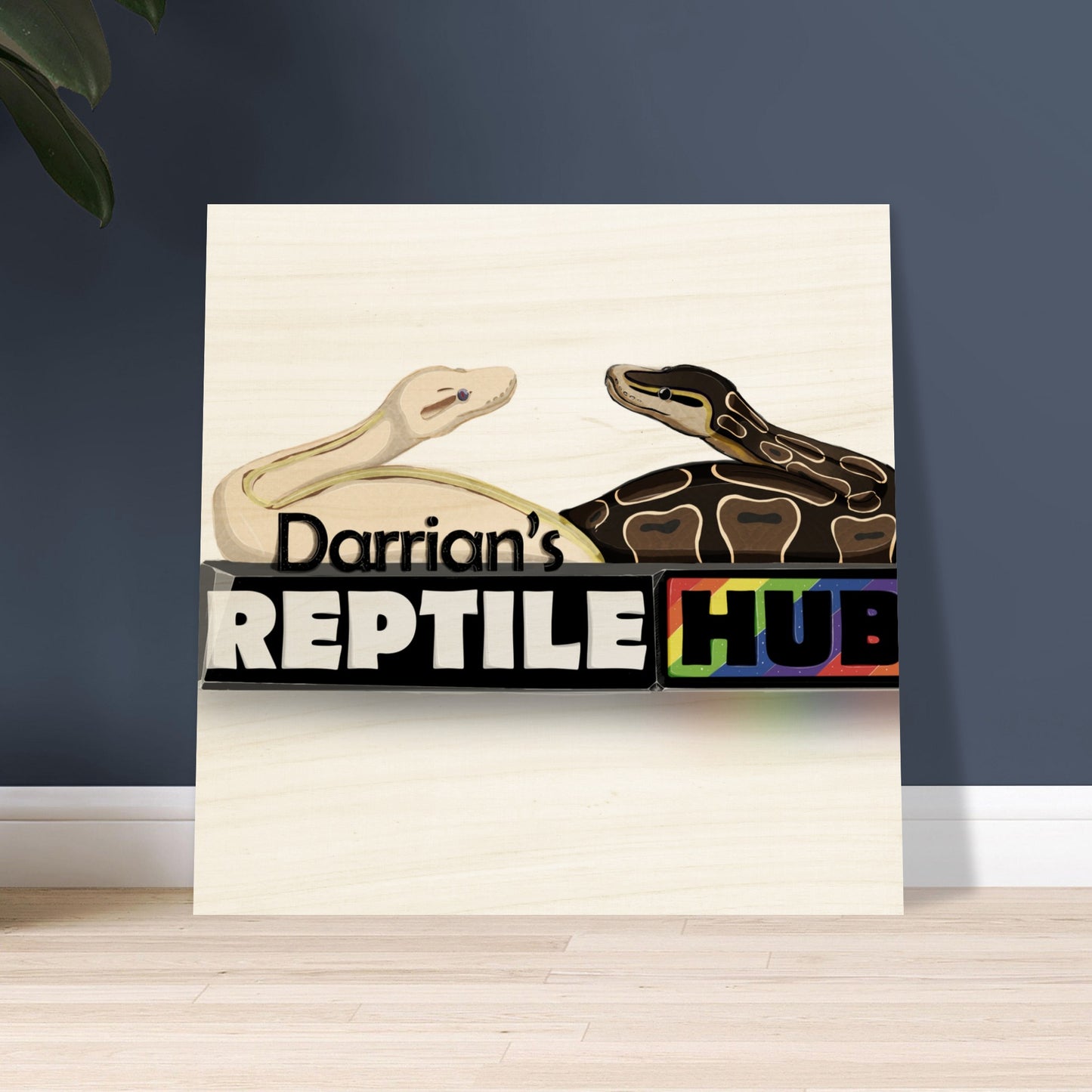 Darrian's Reptile Hub - Wood Prints