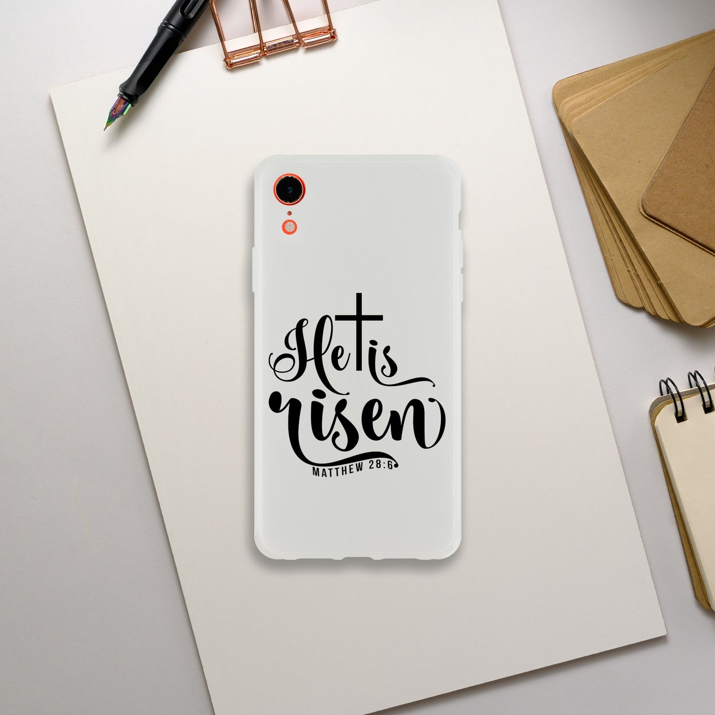 He is Risen (Matthew 20:6) - Flexi case