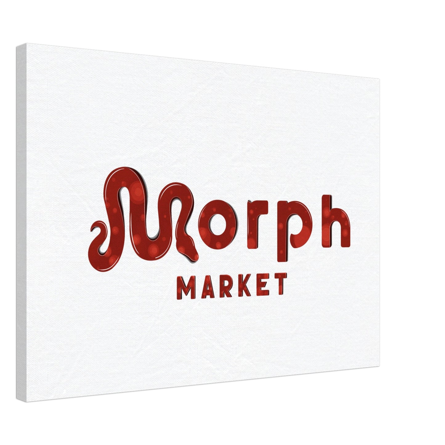 Morph Market (Red Circles) - Canvas