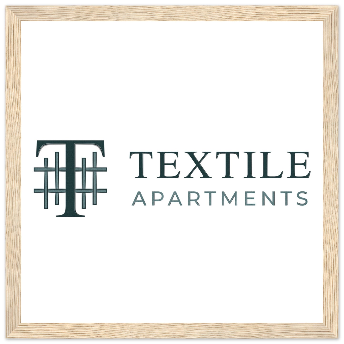 Textile Apartments - Premium Matte Paper Wooden Framed Poster