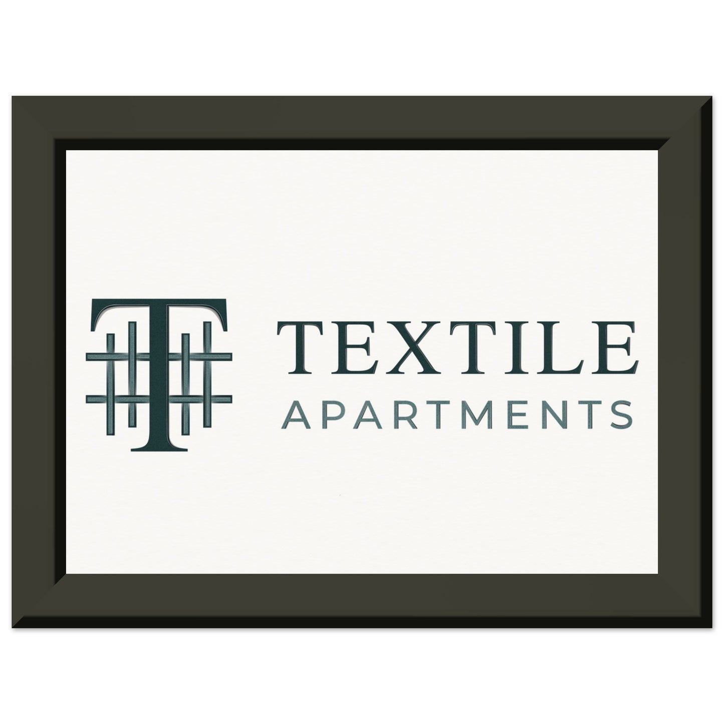 Textile Apartments - Museum-Quality Matte Paper Metal Framed Poster