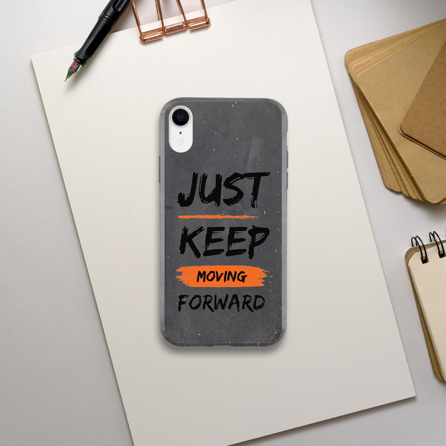 Just Keep Moving Forward - Bio case