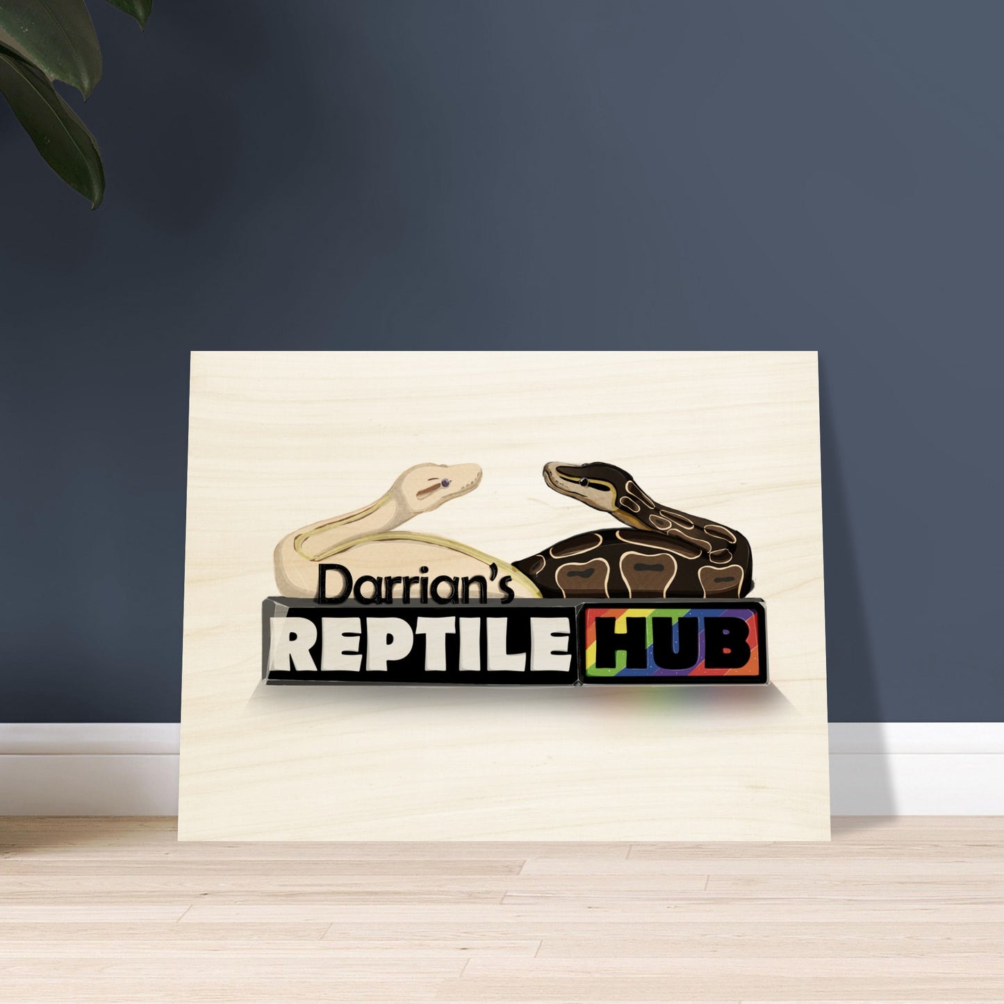 Darrian's Reptile Hub - Wood Prints