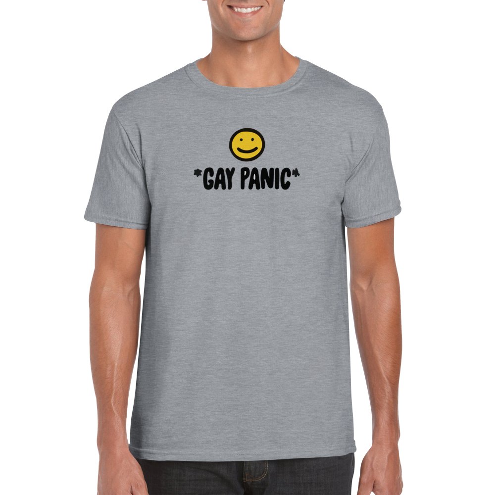 *Gay Panic* - Classic Unisex Crewneck T-shirt - D.T III | Design & Photography