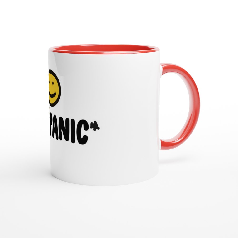 *Gay Panic* - White 11oz Ceramic Mug with Color Inside - D.T III | Design & Photography