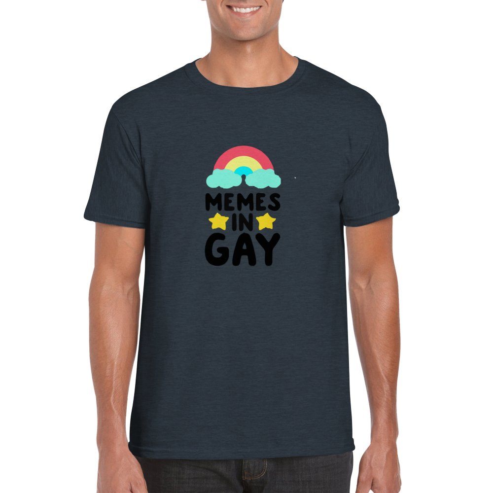 *Memes in Gay* - Classic Unisex Crewneck T - shirt - D.T III | Design & Photography