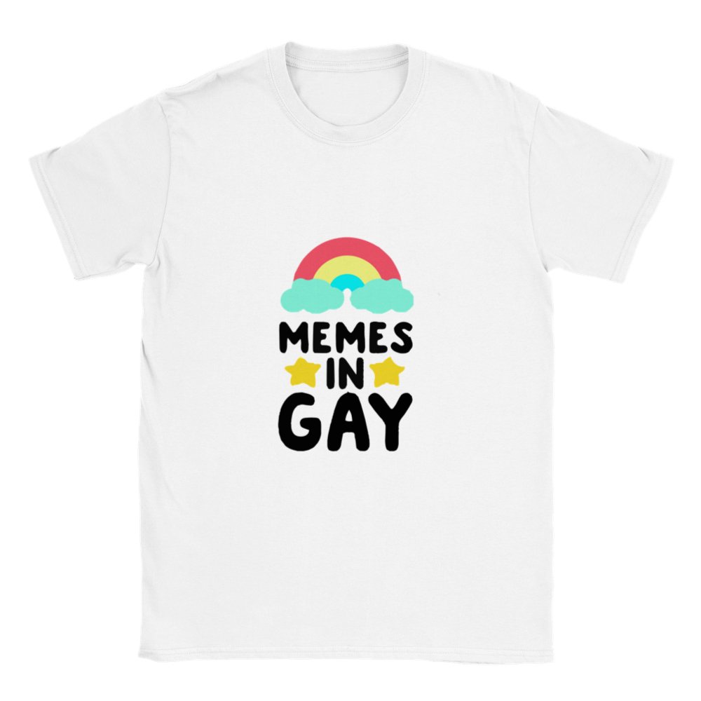 *Memes in Gay* - Classic Unisex Crewneck T - shirt - D.T III | Design & Photography