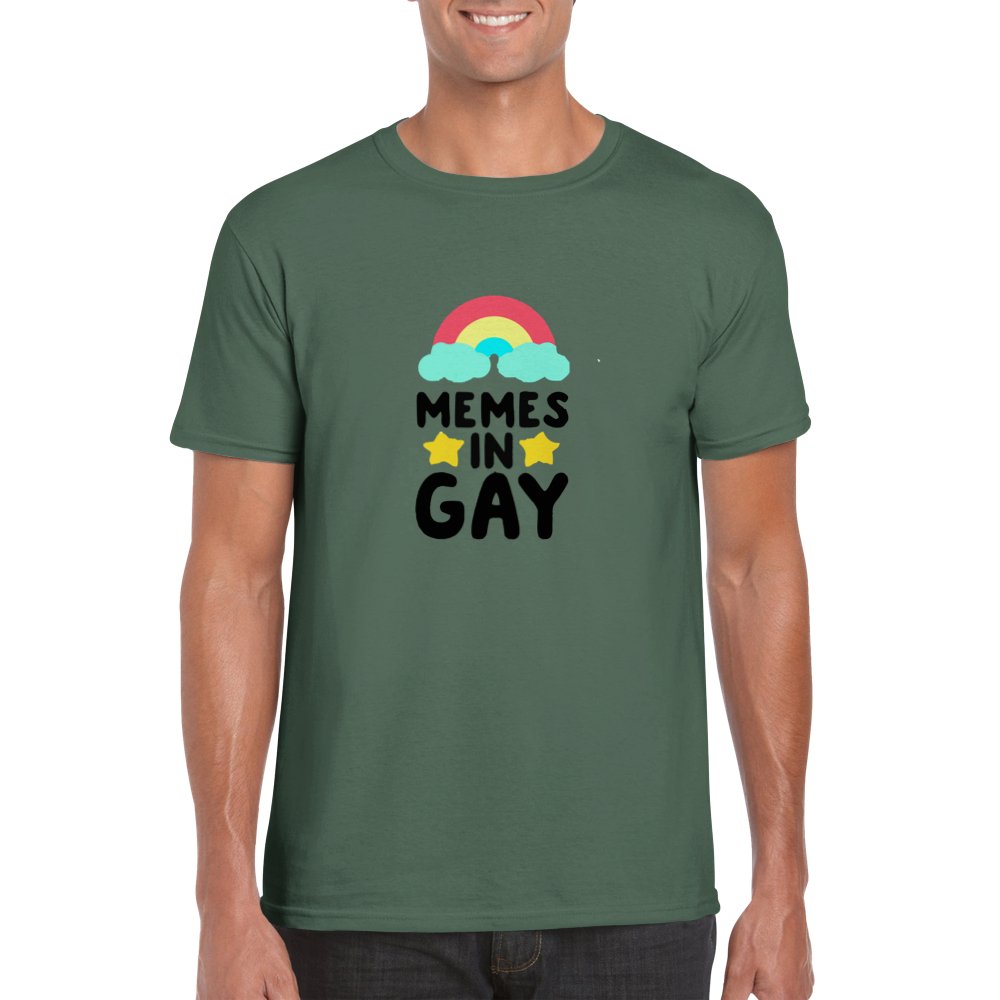 *Memes in Gay* - Classic Unisex Crewneck T - shirt - D.T III | Design & Photography